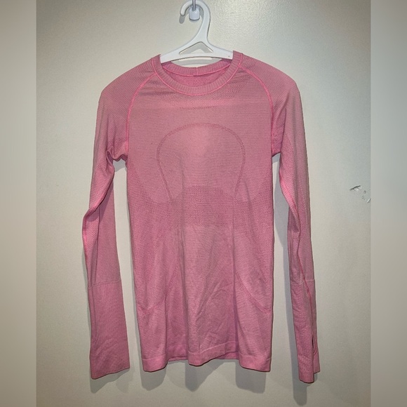 SOLD Lululemon Pink Swiftly Tech Long Sleeve - Picture 5 of 6